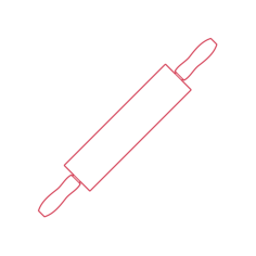 Objects Baking Tools Ikea Magasin Rolling Pin Digital Sketch Svg Design, Free Vectors File